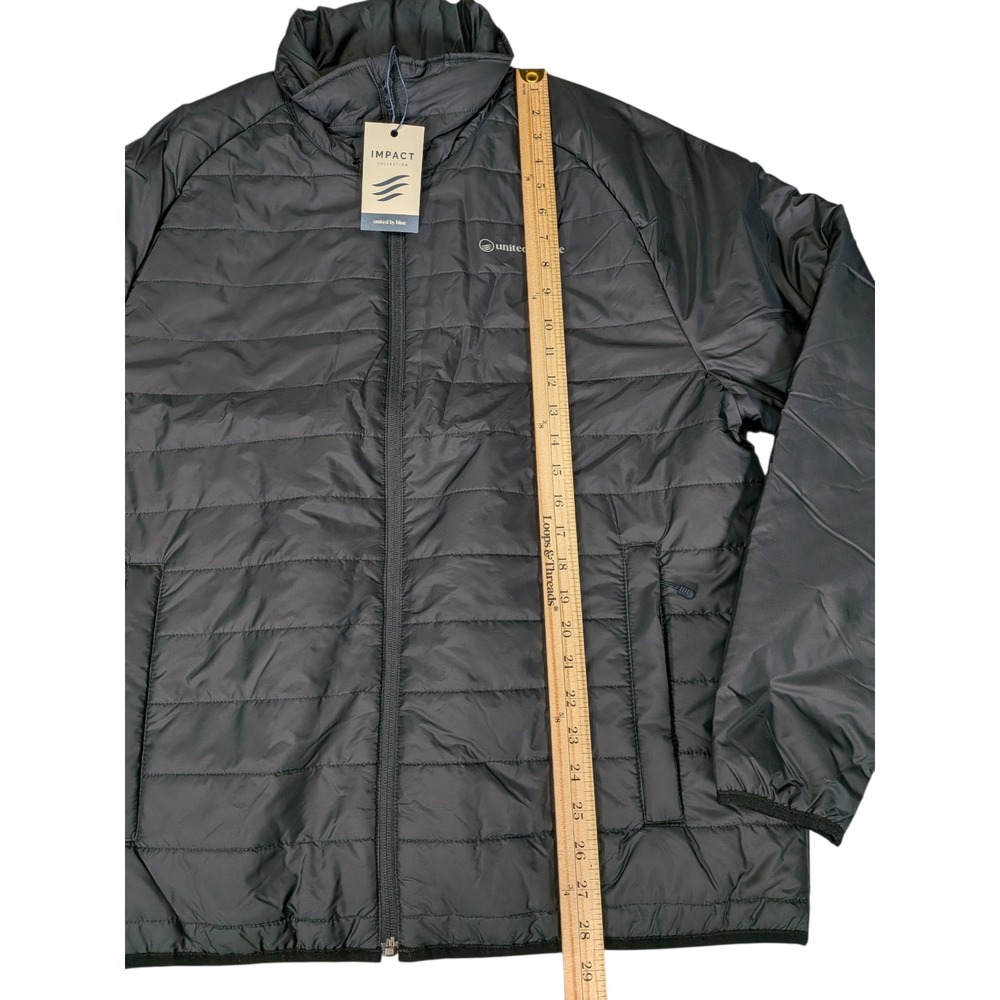 United By Blue Mens BisonShield Insulated Puffer Jacket Gray Large NWT - Picture 7 of 7